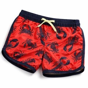 Hatley Red Crab Lobster Swim Trunks Boys Size 2